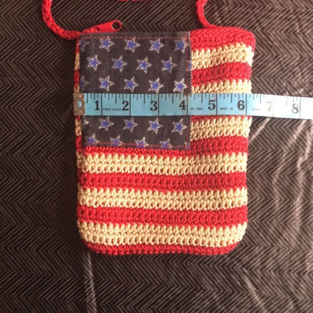 USA Flag Small Purse Bag - Picture 6 of 7